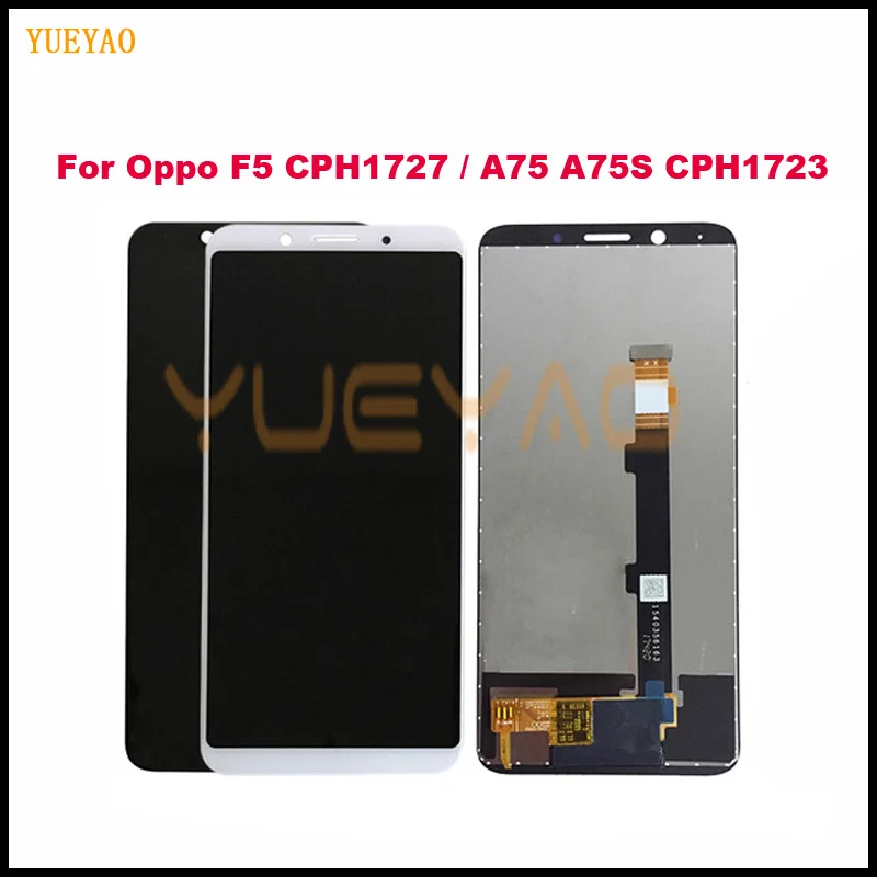 6.0&quot F5 Full LCD DIsplay+Touch Screen Digitizer Glass Assembly For Oppo CPH1727 / A75 A75S CPH1723 Display | Мобильные телефоны