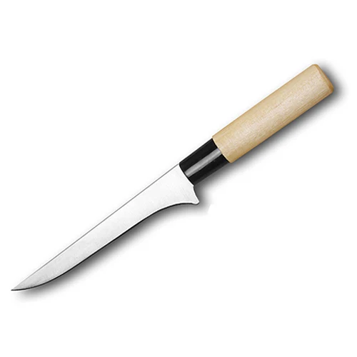 Нож для обвалки 3Cr13Mov стальной японский кухонный нож шеф-повара бритва острое лезвие филе ножи с деревянной ручкой 2 стиля - Цвет: no pattern