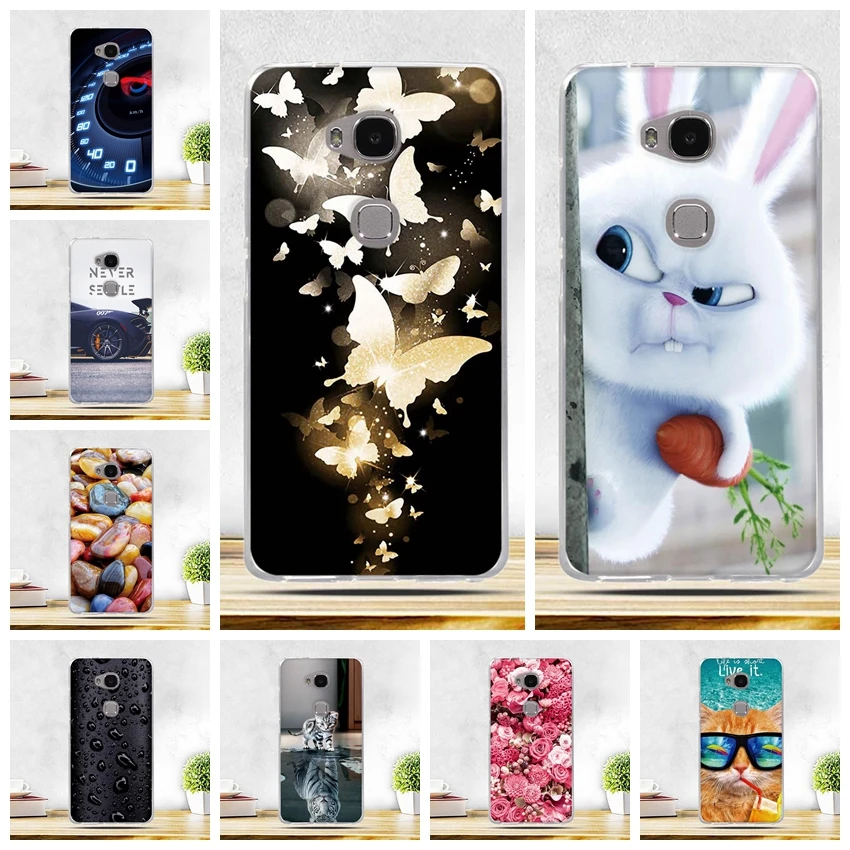 

Case For Huawei Honor 5X Case Soft Silicone Cover for Huawei GR5 Cover Phone Case Fundas Coque for Huawei Honor 5X KIW-L21 Cover