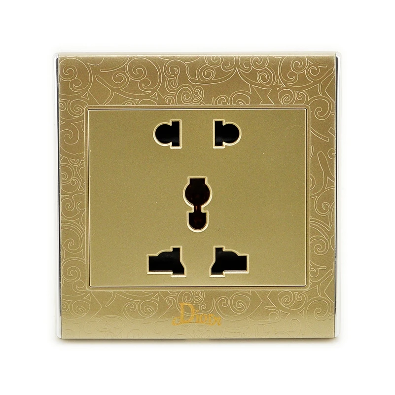 

MK-WS05013 Home EU US AU UK Universal Wall Face Plate Outlet Panel Power Supply Socket Charging Plug Switch