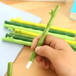 4 шт./лот Китай творческих красивый зеленый гелевая ручка под бамбук/хорошее качество/школьные принадлежности/канцелярские/papelaria G159