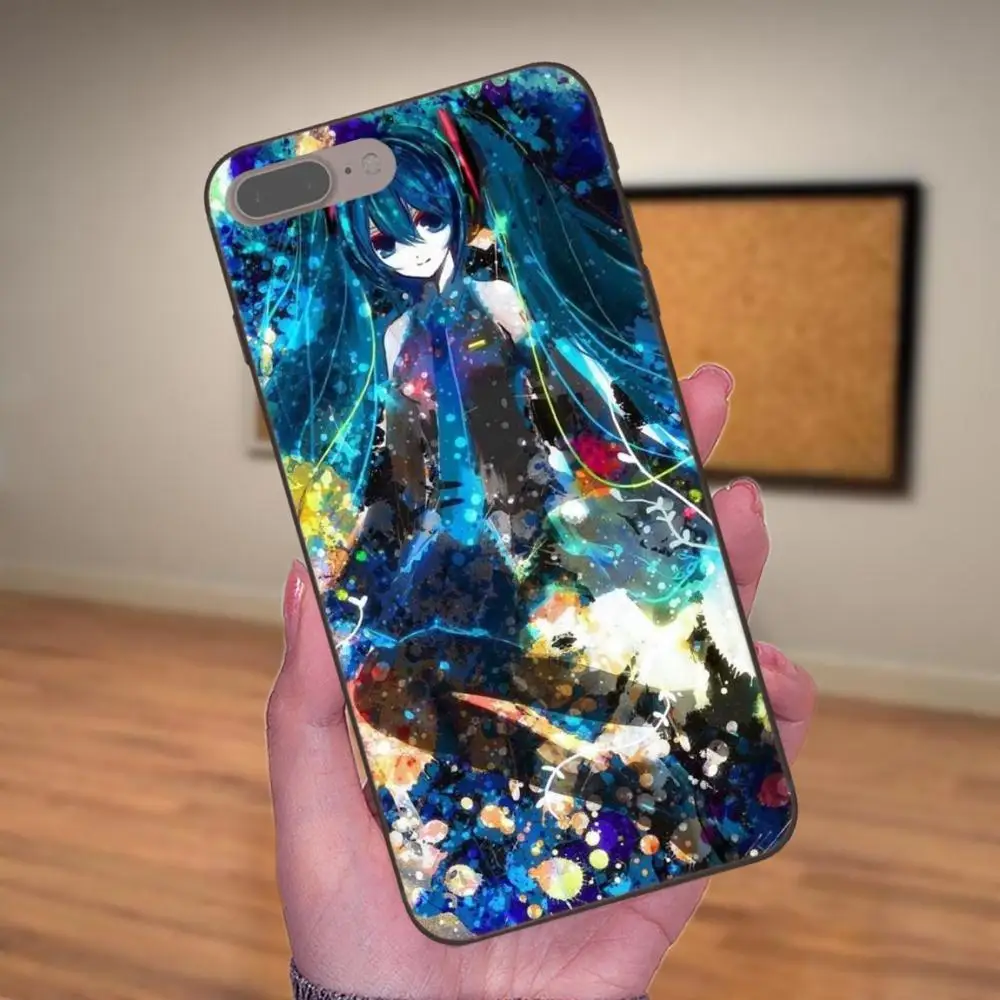 Мягкий чехол для телефона Xiaomi Mi Mix Max Note 2 2S 3 5X 6 6X 8 9 SE A1 A2 Lite Play Pro F1 Anime Hatsune Miku Beauty