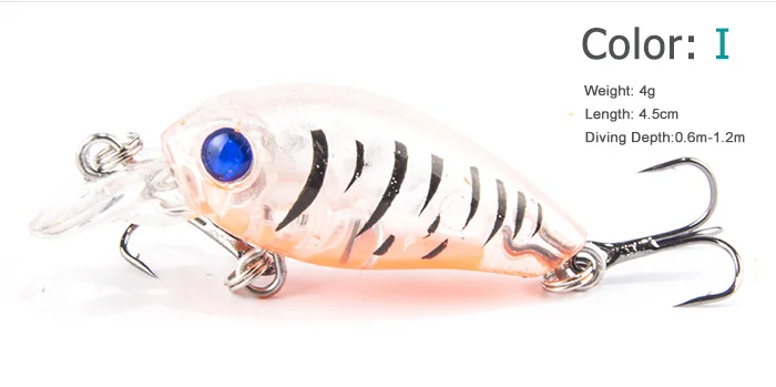 9 шт./лот мини Crazy колебание PESCA, воблер жесткая рукоятка приманка снасть искусственные рыболовные приманки наживка рыбы японский воблер