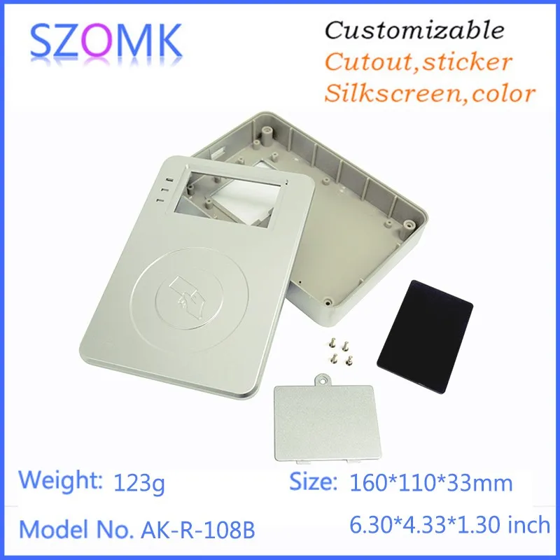 szomk IC card reader plastic enclosure for electronics project plastic sensor junction box distribution box instrument case plastic housing for pcb (8)