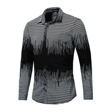 JUNGLE ZONE европейский размер мужская клетчатая контрастная рубашка с длинным рукавом размера плюс 3XL эластичная рубашка повседневные рубашки на пуговицах 176