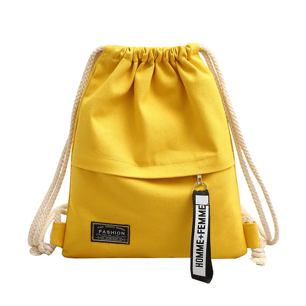Водонепроницаемая мини-сумка на шнурке для мужчин и женщин, для путешествий, спорта, фитнеса, школы, рюкзак для пыли, для обуви, сумка для хранения косметики, сумка для бега в тренажерном зале - Цвет: Yellow