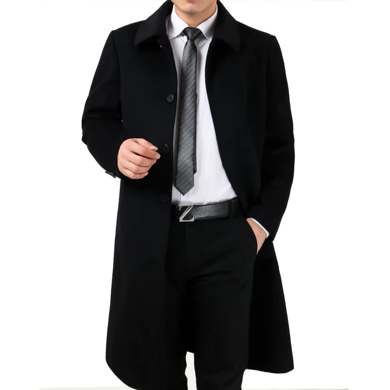 hardware spuiten Shinkan S-4xl 2016 Winter Men's Commercial Cashmere Cloak Thickening Wool Long  Outerwear Coat Plus Size Thermal Over-the-knee Trench - Wool & Blends -  AliExpress