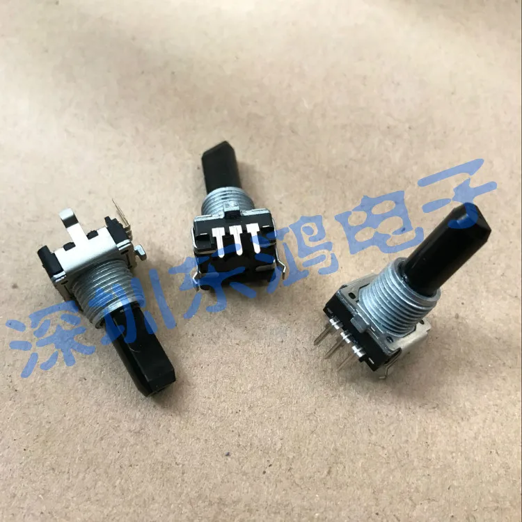 EC12 인코더 EVEKC2F2524B, 매끄럽고 위치하지 않음, 24 펄스 샤프트 길이 20mm, 3 개