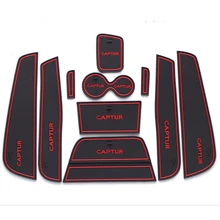 Luhuezu Goma Antideslizante Puerta Interior Ranura Esteras Para Renault Kaptur Accesorios 2015-2017