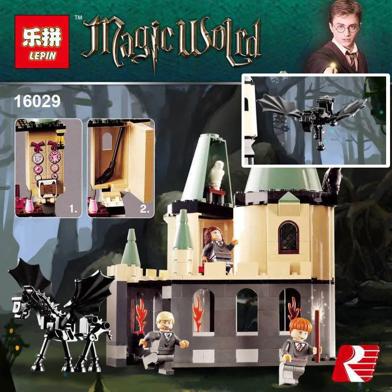 

Lepin 16029 1033Pcs Movie Series The magic hogwort castle set Genuine Educational Building Blocks Bricks Toys Model Gift 5378