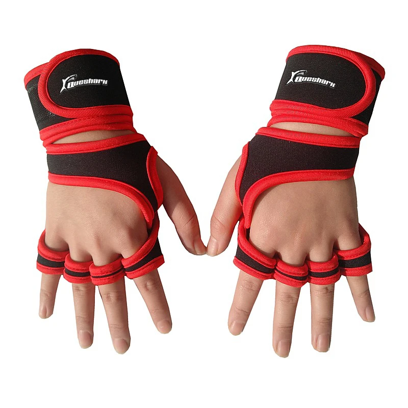 Спортивные Exerceise Фитнес перчатки защита запястья тренировочные перчатки Кроссфит, бодибилдинг перчатки для пауэрлифтинга для Для мужчин Для женщин