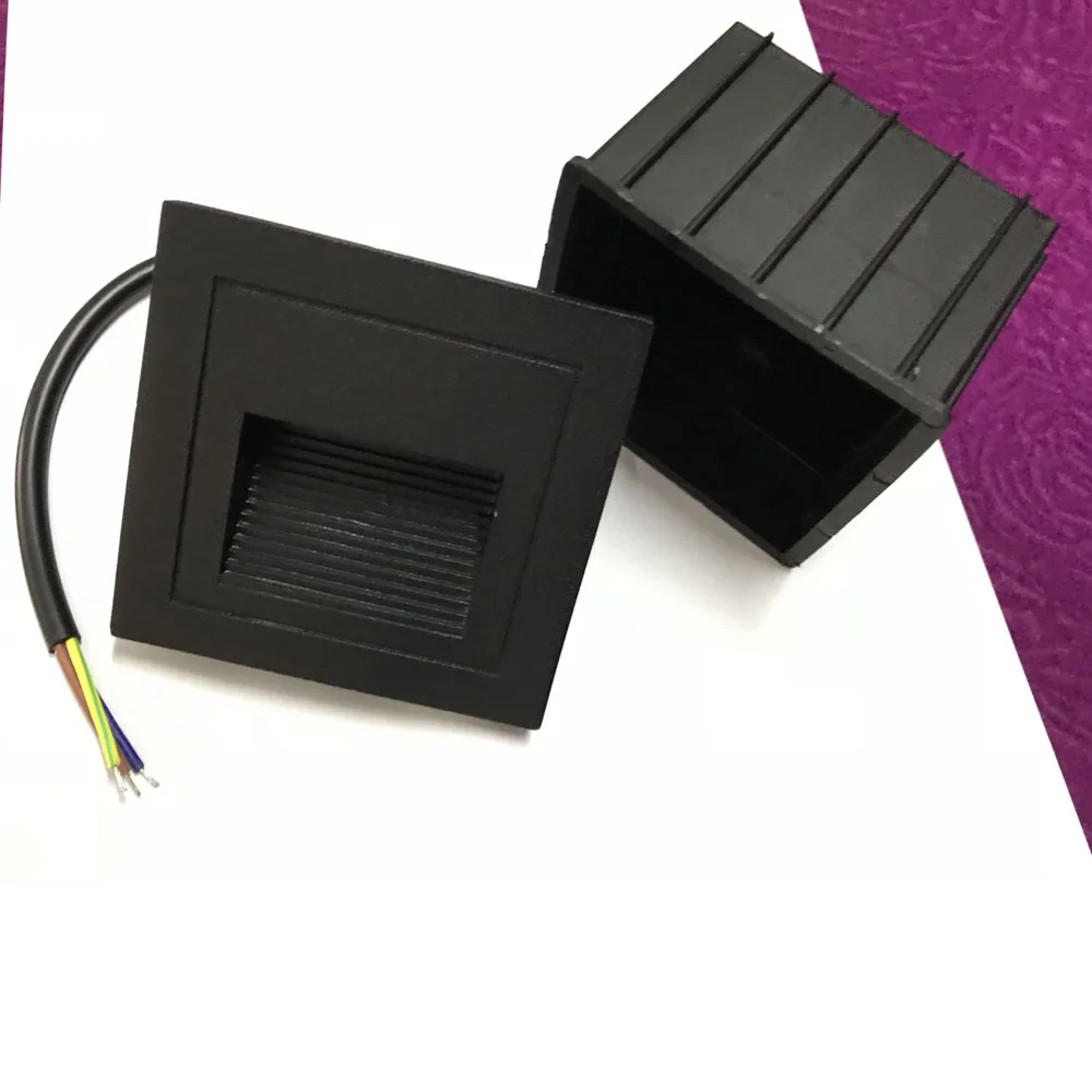IP65 светодиодный Угловой настенный светильник для ступенчатой AC85 265V 3 Вт