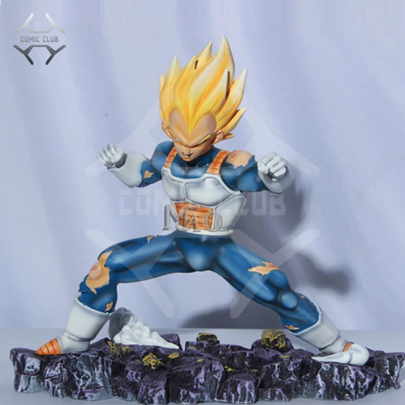 

COMIC CLUB Dragon ball 25cm Super saiyan Vegeta GK resin model doll Action Figure Collection Model Toys