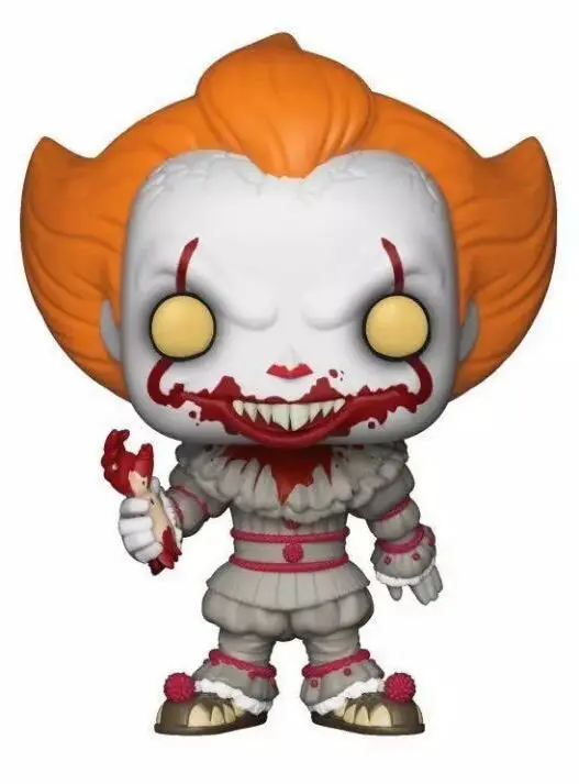 Funko pop Movies Стивен Кинг это Джокер клоун персонаж PENNYWISE Виниловая фигурка кукол игрушки - Цвет: 543 no package