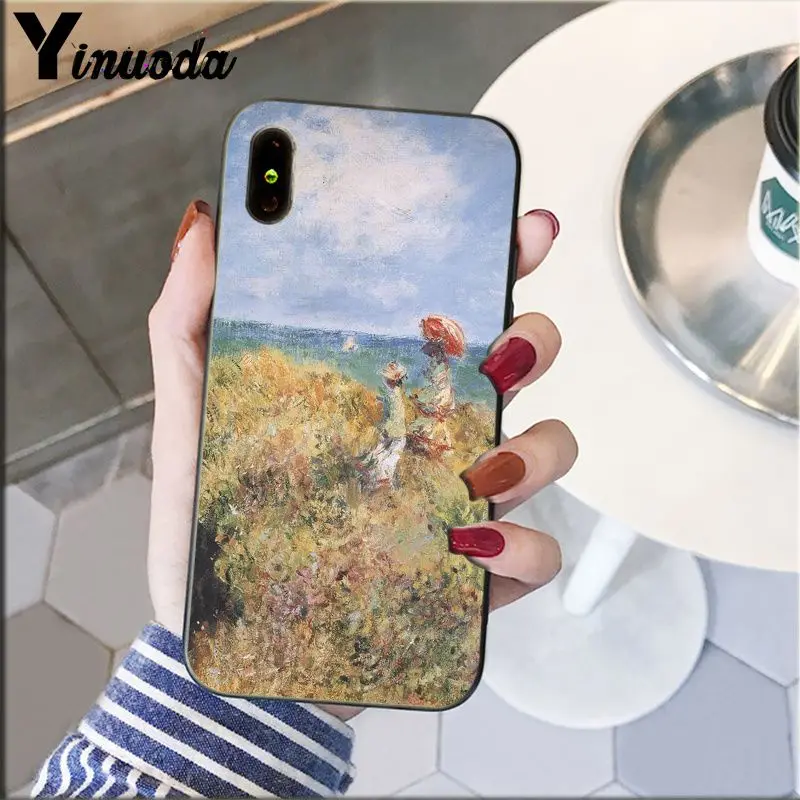 Yinuoda Клода Мона импрессионизма художника чехол для телефона для Apple iPhone 8 7 6 6S Plus X XS MAX 5 5S SE XR Чехол для мобильного телефона s - Цвет: A8