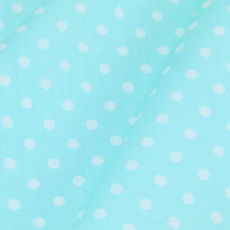 Хлопок саржевая ткань зеленый розовый серый синий камле белый горошек 6 мм ткань для DIY кроватки постельные принадлежности подушки пэчворк Декор ручной работы