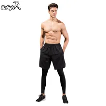 Мужские легинсы для бега спортивные длинные брюки компрессионные баскетбольные обтягивающие леггинсы для спортзала фитнес черная профессиональная спортивная одежда imsb Горячая