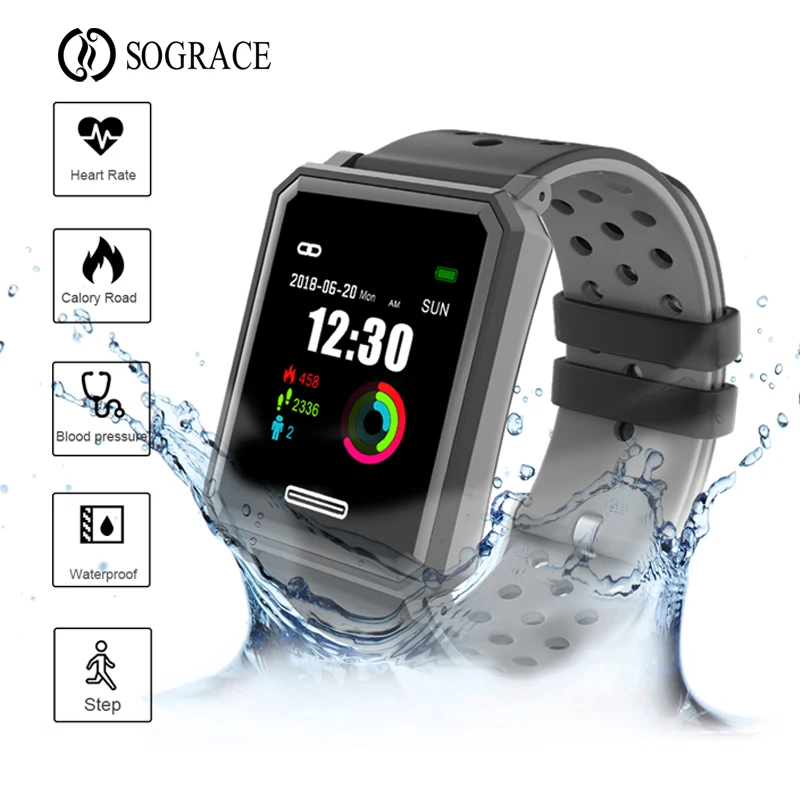 New Smart Wristband Color Screen Bracelet PPG Heart Rate Monitor Health Fitness Tracker Smart Band For IOS PK Xiaomi Mi Band 3 New Smart Wristband Color Screen Bracelet PPG Heart Rate Monitor Health Fitness Tracker Smart Band For IOS PK Xiaomi Mi Band 3