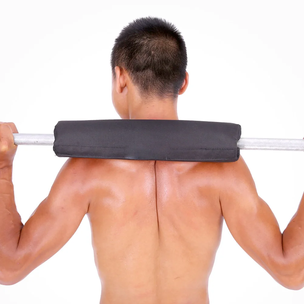 Black Barbell Pad Squat Bar Shoulder Protector Weight Lifting Guard