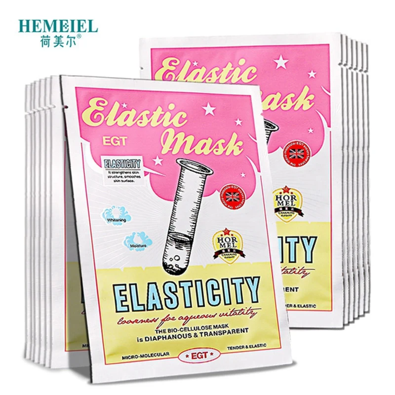 

HEMEIEL EGT Elasticity Mask Lifting Firming Skin Hyaluronic Acid Hydrating Moisturizing Smoothing Korean Skin Care Facial Mask