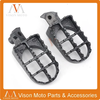 

Motorcycle Foot Peg Rests Pedals For HONDA XR50R XR70R XR80R XR100R 2000 2001 2002 2003 2004 2005 KLR650 KLR 650 1987-2005