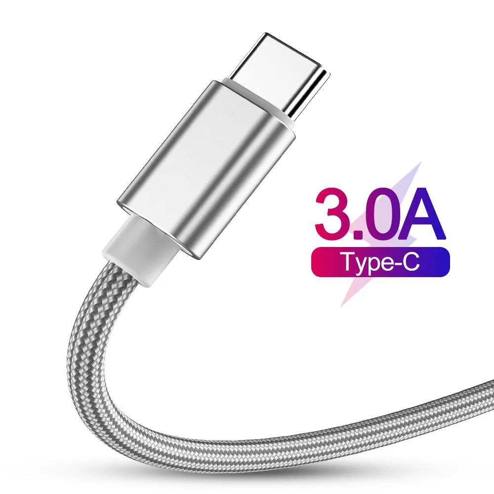 Кабель USB Type C для быстрой зарядки 3 1 А Samsung S9 S8 S10 A70 A50 Xiaomi Mi 9 8 Huawei|Кабели мобильных