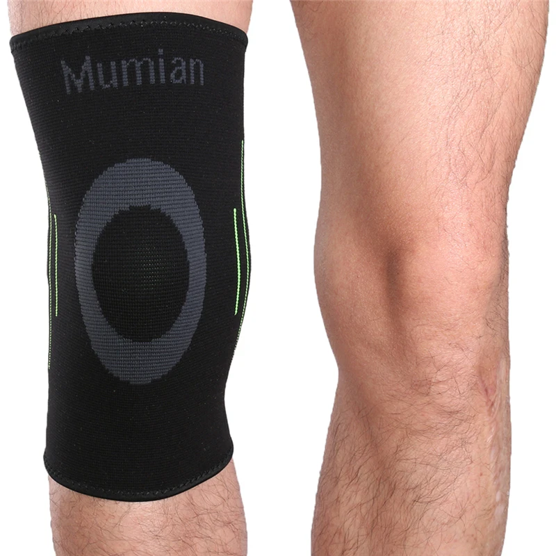 

1pc Mumian A08 Silicone Anti-Slip Knit Sport Knee Sleeve Brace Guard Pad Protecter