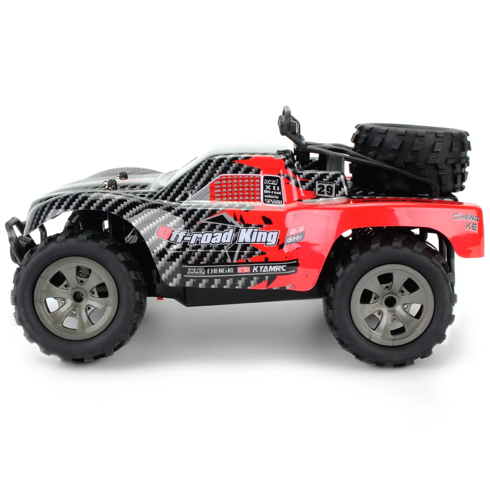 1/18 большие шины RC автомобиль пустыня Грузовик Высокое качество 2 4G 4CH 18 км/ч дрейф