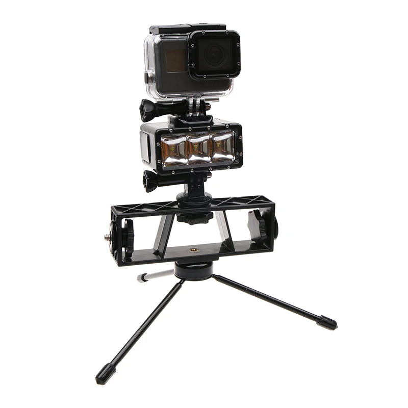 For gopro accessory multifunction mount Xiaomi Yi 4K camera joints arm of a road lamp light adapter 3-way holder stand