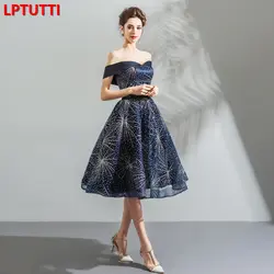 LPTUTTI Sequin Новые Сексуальные женские праздничные элегантные вечерние платья для выпускного вечера Необычные Короткие Роскошные вечерние