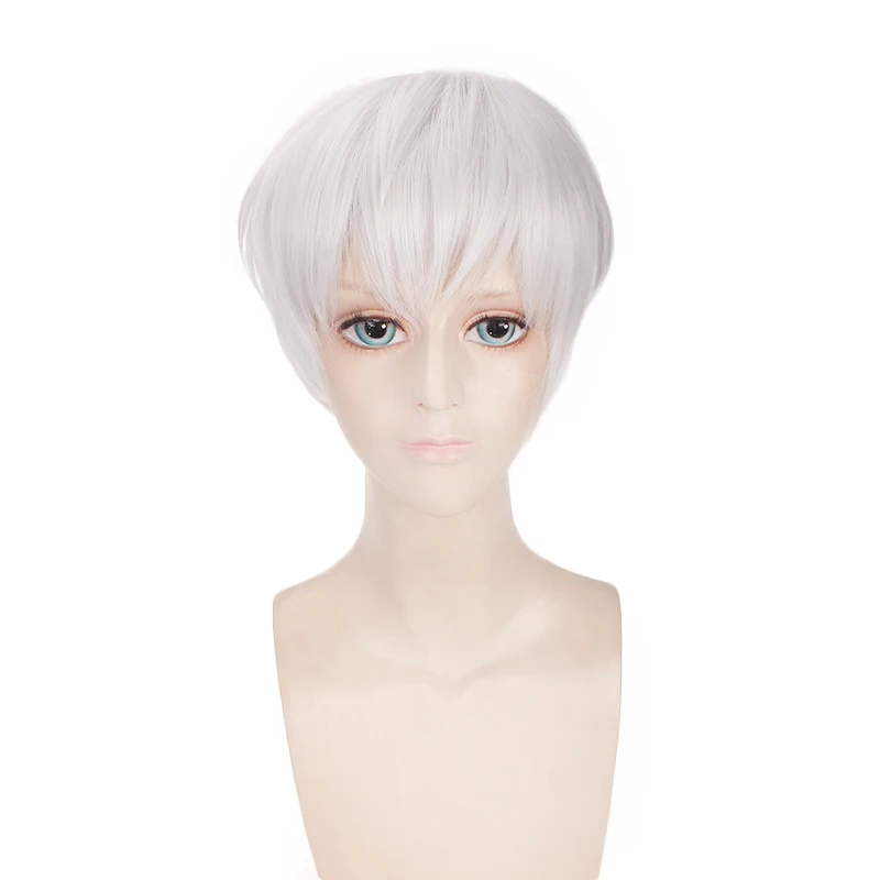 Парик для косплея Ken Kaneki из аниме Токийский Гуль термостойкие искусственные