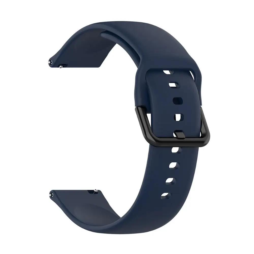 Силиконовый ремешок для часов amazfit bip для NOKIA STEEL HR 40 мм ремешок для NOKIA WITHING STEEL HR 40 мм ремешок браслет для Nokia band - Цвет: midnight blue