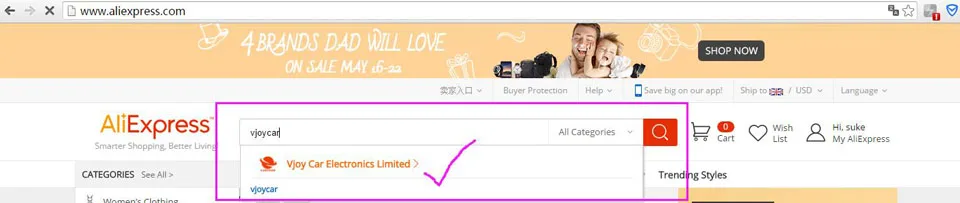 VJOYCar on Aliepxress