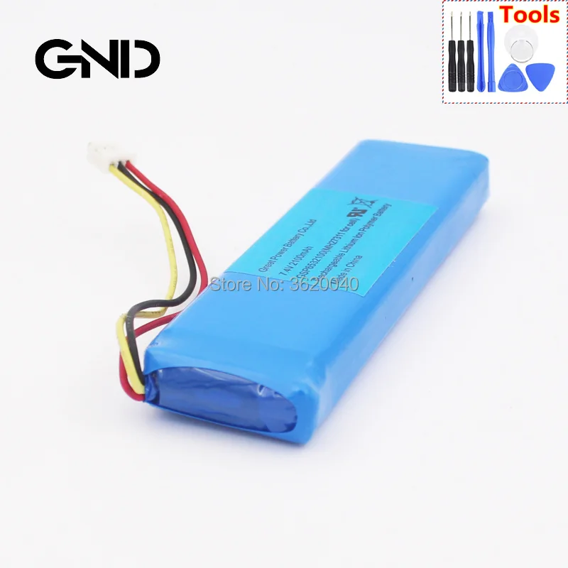 GND 7,4 V 2100 mAh GSP6532100 запасная батарея для синего динамика мобильного телефона Встроенный литиево-ионный аккумулятор литий-полимерная батарея