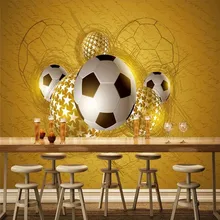 Креативные художественные фрески энтузиазм как огненный Футбол На Заказ высококачественные фрески производители, обои Фотообои