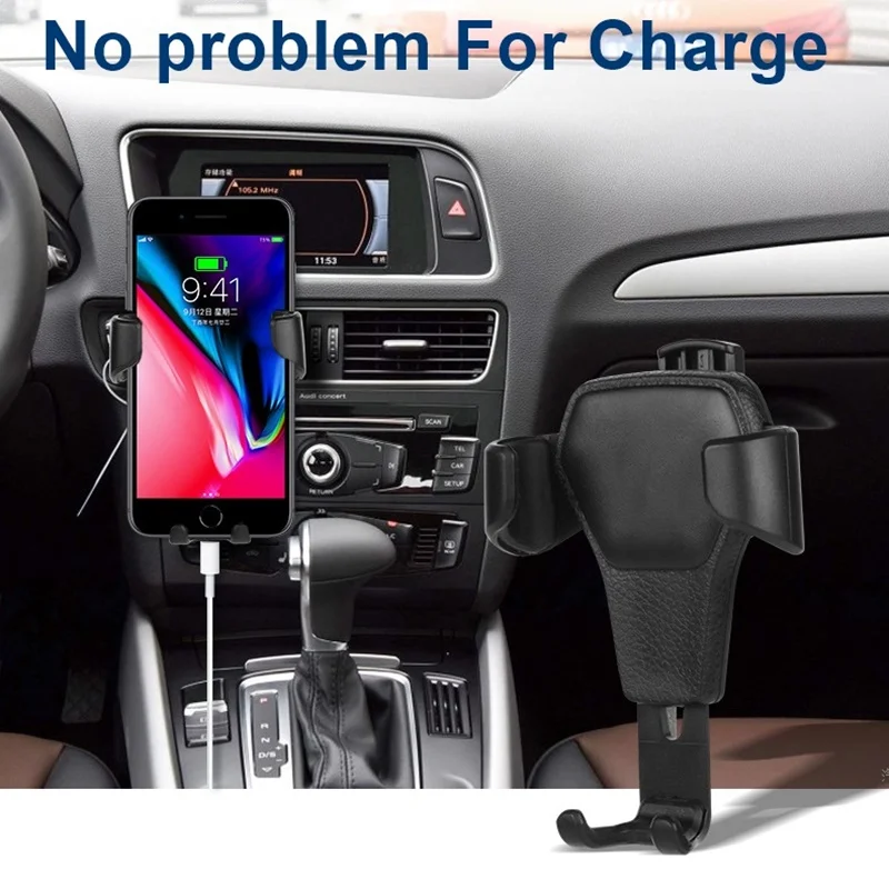 Car Phone Holder For Phone In Car Air Vent Mount Stand No Magnetic Mobile Phone Holder Universal Gravity Smartphone Cell Support phone holder for car cup holder