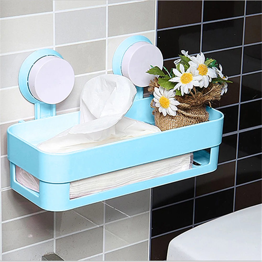 Creative Strong Double Suction Soap Dish Soap Box Wall Hanging Soap