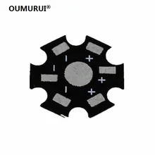 Disipador de calor LED de alta potencia, placa Base de aluminio, 1W, 3W, 5W, 100 unids/lote, Envío Gratis