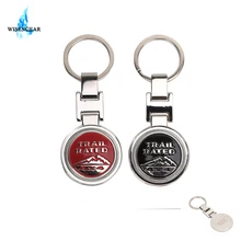 Для Ключи от джипа кольца TRAIL скорость 4x4 Сувениры логотип брелок для ключей брелок для Jeep Wrangler эмблема брелок WISENGEAR/