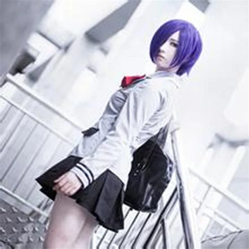 Japanese-Anime-Tokyo-Ghoul-Touka-Kirishima-Uniform-Cosplay-Costume-for-Halloween-Party-Jacket-Skirt-Bow-tie