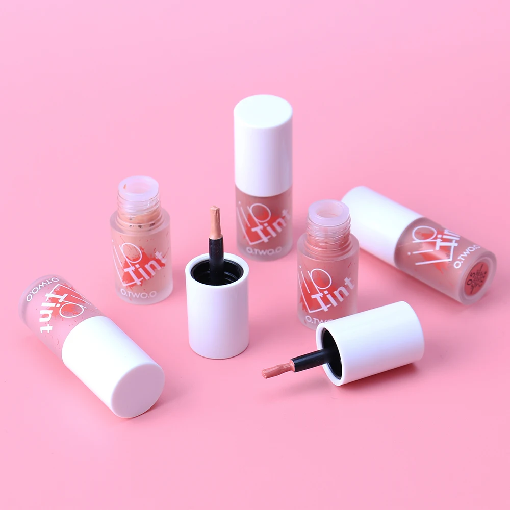 

O.TWO.O 5pcs Lip Tint Set Moisturizing Lip Gloss Long Lasting Liquid Blush Makeup Matte Lipstick Liquid Lips Kit Cosmetic TSLM2