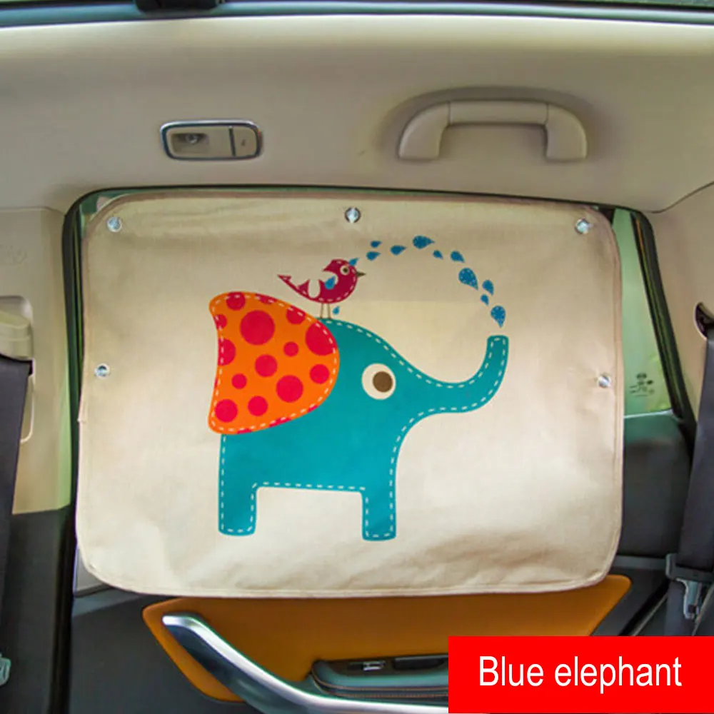 

Vehemo Animal 1 Pc Suction Cup Car Curtain Anti-UV Funny Anti-Glare Sunscreen Car Accessories