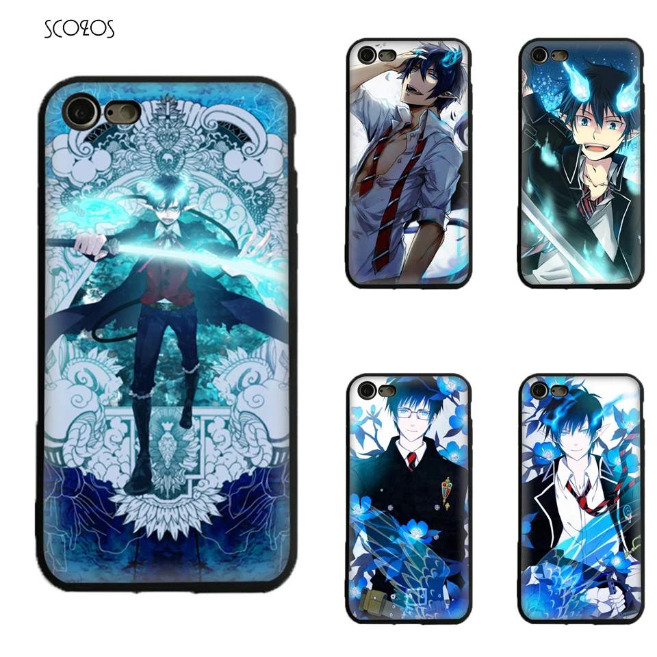 SCOZOS Anime Blue Exorcist Ao No Silicone Tpu Phone Case For Iphone 5 5S Se 6 7 8 6S Plus X Xr Xs Max |