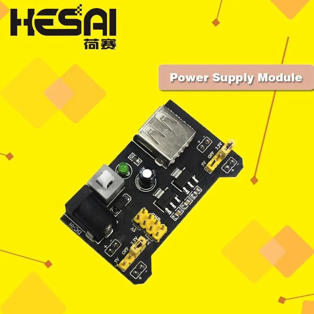 

Smart Electronics MB102 Breadboard Power Supply Module 3.3V 5V MB-102 Solderless Bread Board DIY Power Module