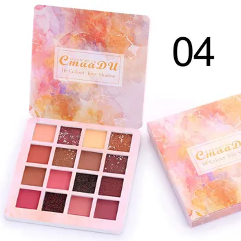 

16 Colors Eyeshadow Cosmetic Matte Eyeshadow Shimmer Brighten Luminous Makeup Pigmented Profesional Eye Shadow Palettes