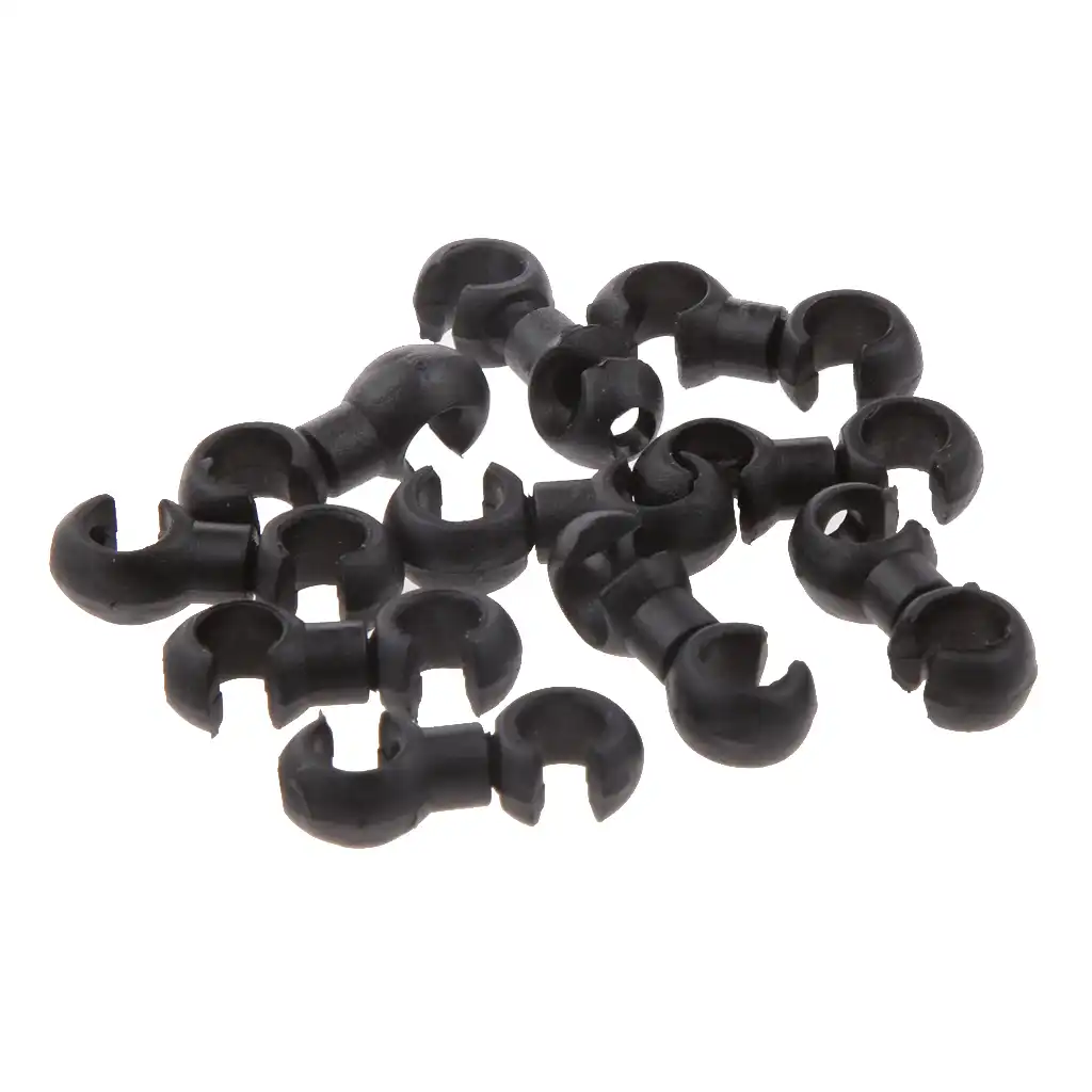 Rotating S-Hook Clips Hook shift Cable Brake Gear Cable Hose+C-Clips Buckle