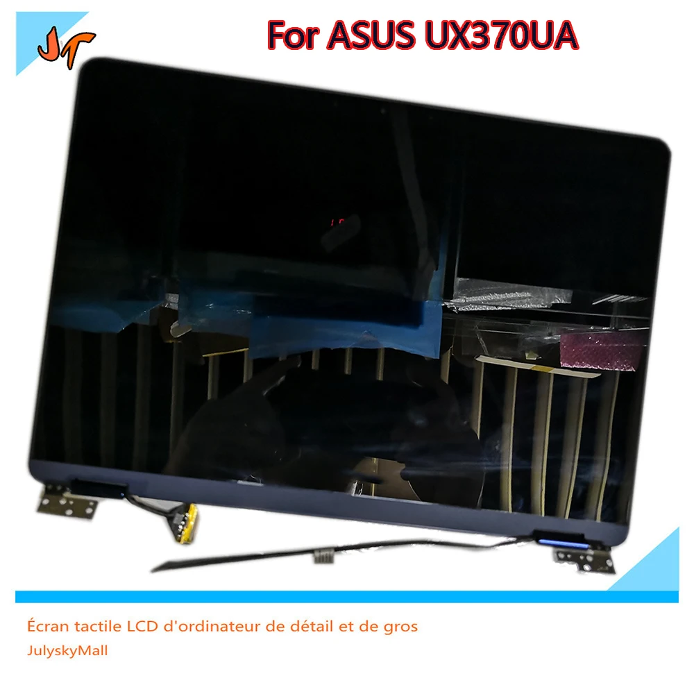 Сенсорный ЖК дисплей 13 3 дюйма для ASUS ZenBook Flip S UX370UA UX370U UX370UAF сменный синий Верхний