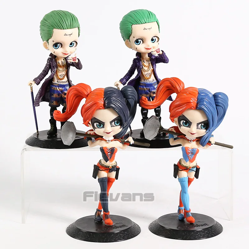 

Q Posket Suicide Squad Joker / Harley Quinn PVC Figure Doll Collectible Model Toy