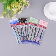 10 шт./компл. полная игла со стирающимися чернилами шариковой ручки Kawaii Канцелярские большой Ёмкость пополнения милые ручки гель кавайные ручки школьные принадлежности