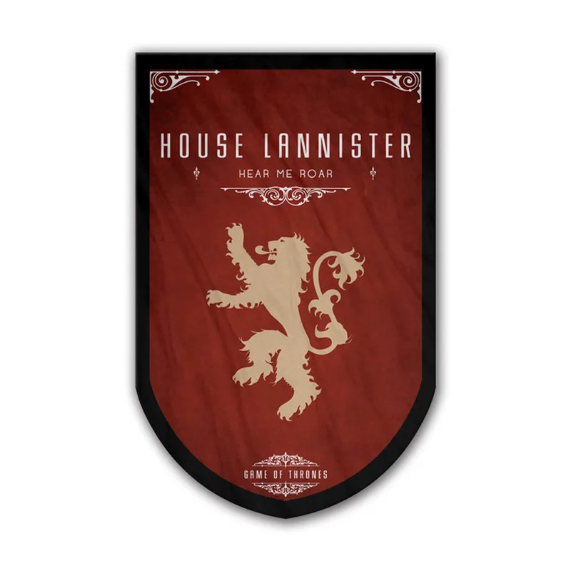 Custom Design Game Of Thrones House Lannister Garden Flag Never